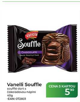 Vanelli Souffle soufflé dort s čokoládovou náplni 40g 
