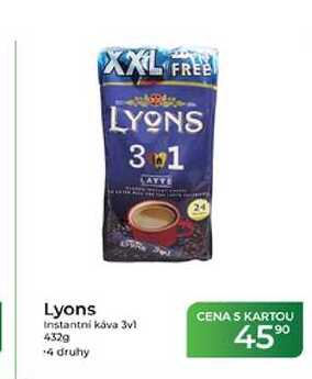 Lyons Instantní káva 3vl 432 g