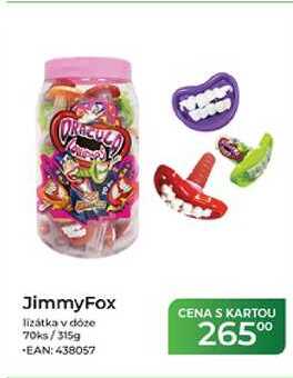 JimmyFox lizátka v doze 70ks/315g