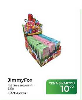 JimmyFox lizátko s tetovánim 6,5g