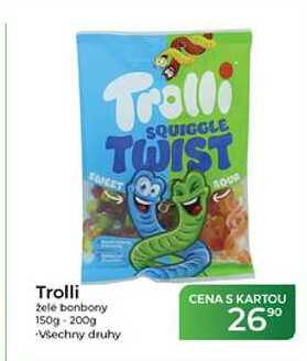 Trolli žele bonbony 150g-200g
