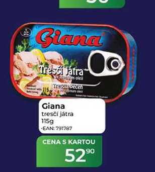 Giana tresčí játra 115g 