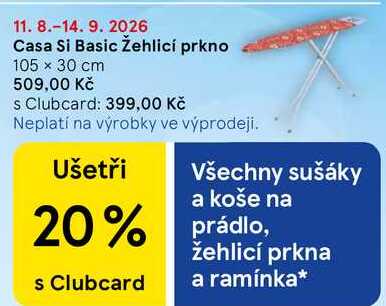 Casa Si Basic Žehlicí prkno, 105 x 30 cm  