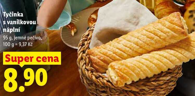 Tyčinka s vanilkovou náplní, 95 g