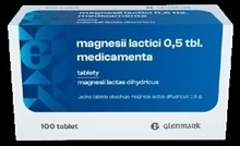 magnesii lactici 0,5 tbl. medicamenta