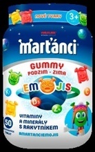Marťánci Gummy podzim – zima EMOJIS