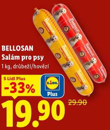 BELLOSAN Salám pro psy, 1 kg