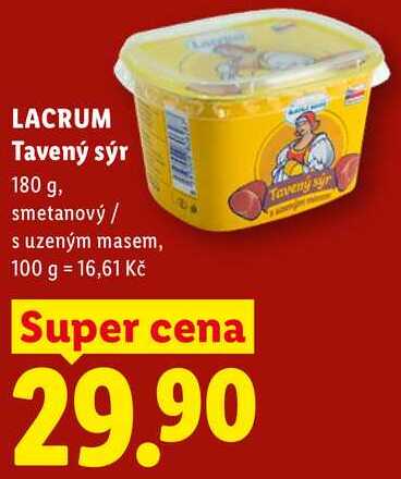 LACRUM Tavený sýr, 180 g