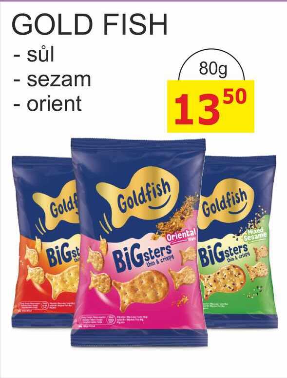 GOLD FISH - sůl 80g