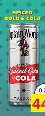 Captain Morgan SPICED GOLD & COLA 0,25l