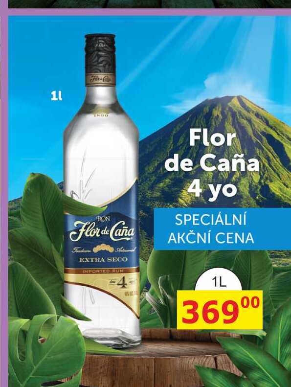 Flor de Caña 4 yo 1L