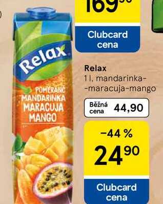 Relax mandarinka-maracuja-mango, 1 l