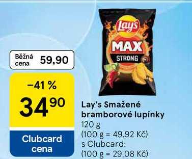Lay's Smažené bramborové lupínky, 120 g
