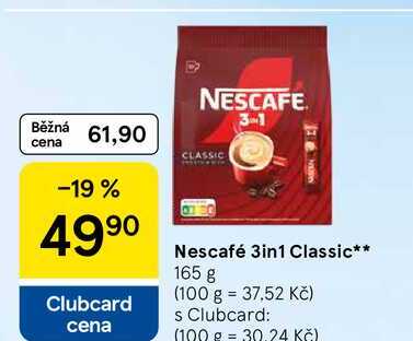 Nescafé 3in1 Classic, 165 g