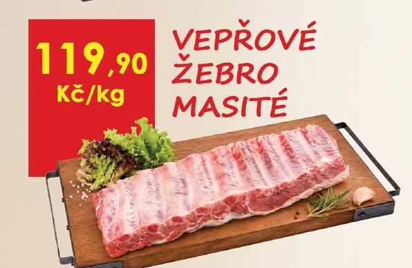 Vepřové žebro masité 1kg