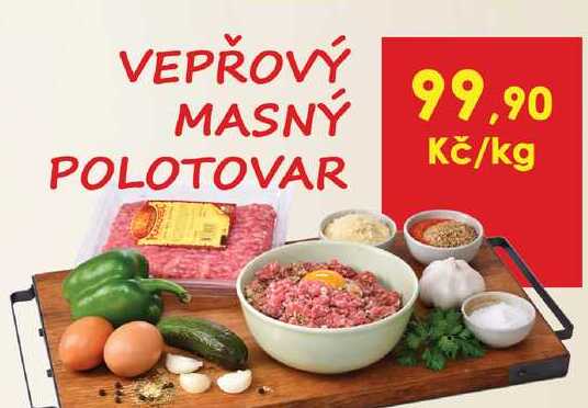 Vepřový masný polotovar 1kg