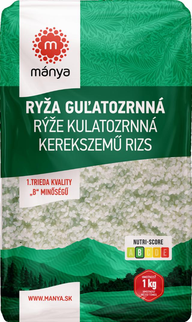 Mánya Rýže Kulatozrnná