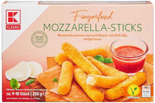 K-Classic Mozzarella kousky s omáčkou