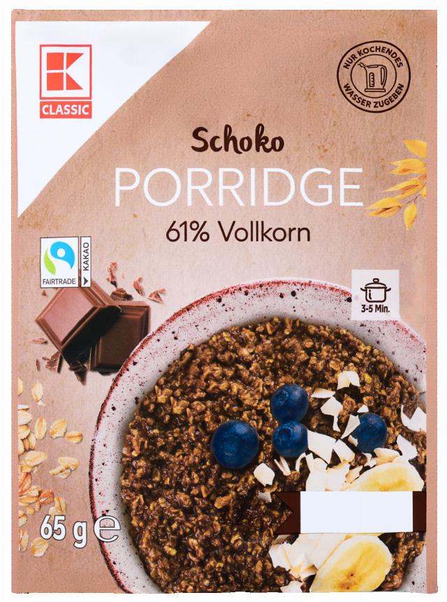 K-Classic Instantantní kaše čokoládová 65 g