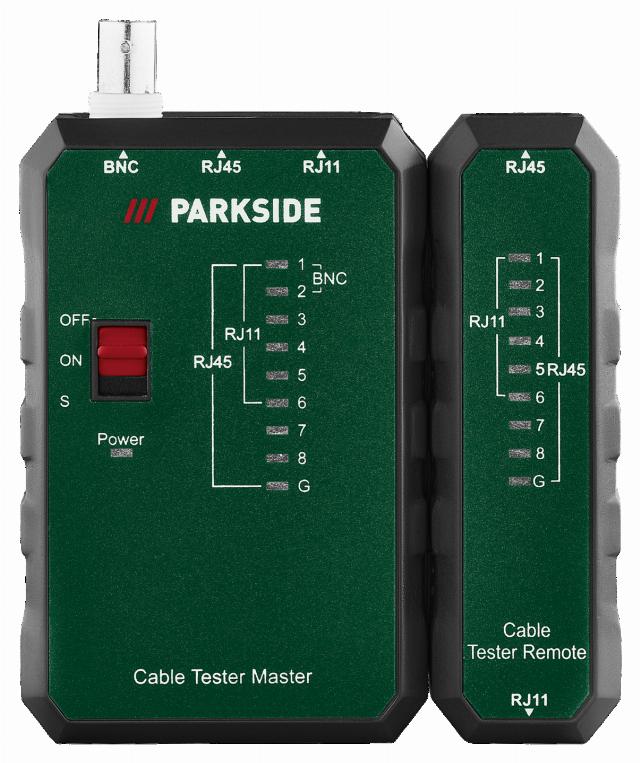 PARKSIDE Tester síťových kabelů PNKT A1