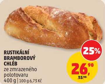 RUSTIKÁLNÍ BRAMBOROVÝ CHLÉB, 400 g