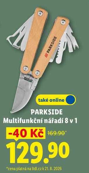 PARKSIDE Multifunkční nářadí 8 v 1