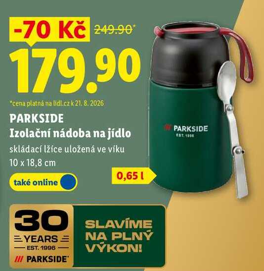 PARKSIDE Izolační nádoba na jídlo