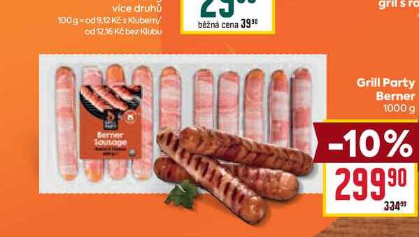 Grill Party Berner 1000 g