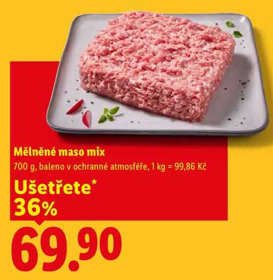Mělněné maso mix, 700 g