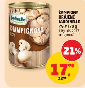 ŽAMPIONY KRÁJENÉ JARDINELLE, 290/170 g