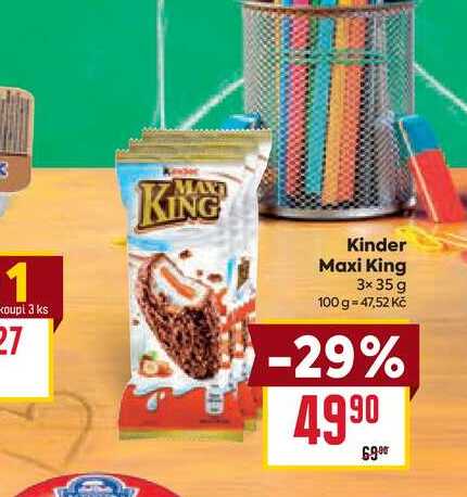 Kinder Maxi King 3x35 g