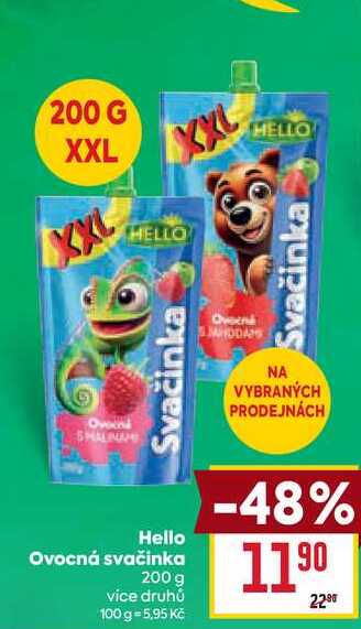 Hello Ovocná svačinka 200 g