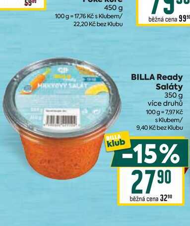 BILLA Ready Saláty 350 g
