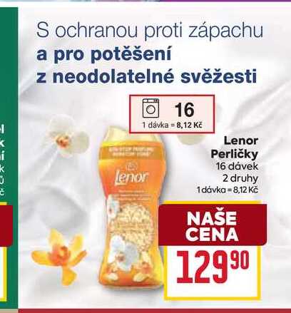 Lenor Perličky 16 dávek