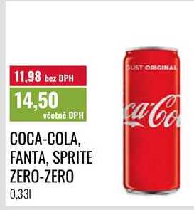 COCA-COLA, FANTA, SPRITE ZERO-ZERO, 0,331