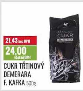 CUKR TŘTINOVÝ DEMERARA F. KAFKA, 500g 