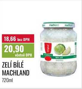 ZELÍ BÍLÉ MACHLAND, 720ml