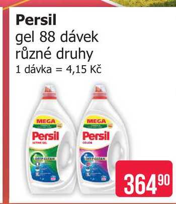Persil gel 88 dávek různé druhy