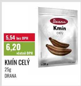 KMÍN CELÝ 25g, DRANA