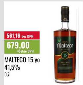 MALTECO 15 yo 41,5%, 0,7l