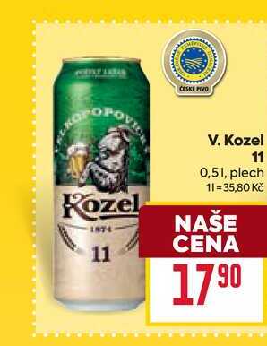 V. Kozel 11 0,51, plech 