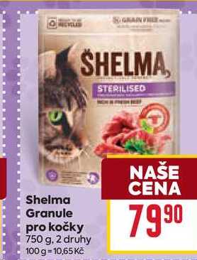 Shelma Granule pro kočky 750 g