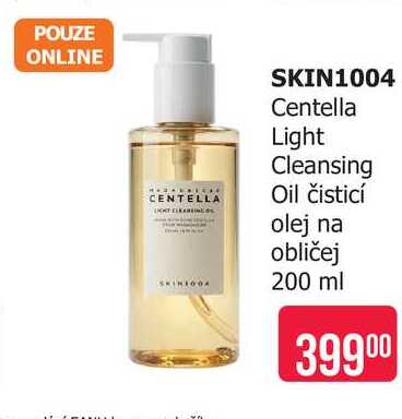 SKIN1004 Centella Light Cleansing Oil čisticí olej na obličej 200 ml