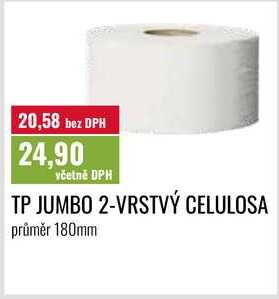 TP JUMBO 2-VRSTVÝ CELULOSA, průměr 180mm 