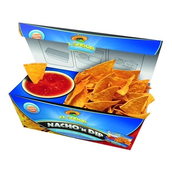 EL SABOR Nachos tortilla chipsy a salsa dip, snack box
