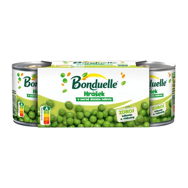 Bonduelle Hrášek 3 x 212 ml