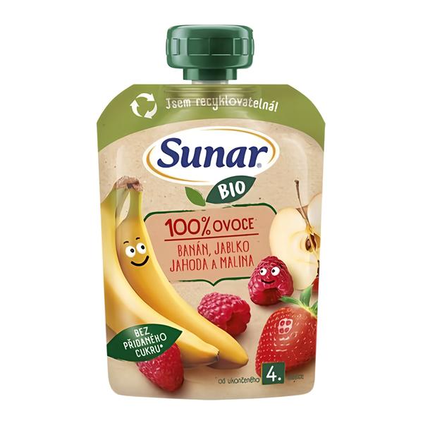 Sunar BIO Banán jablko jahoda malina