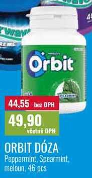 ORBIT DÓZA, 46 pcs 