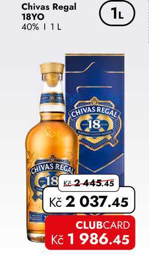 Chivas Regal 18YO 40% 1L