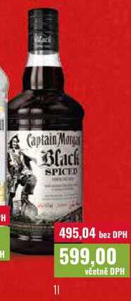 Captain Morga Black SPICED 1l